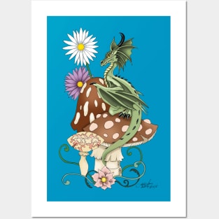 Mushroom Dragon Posters and Art